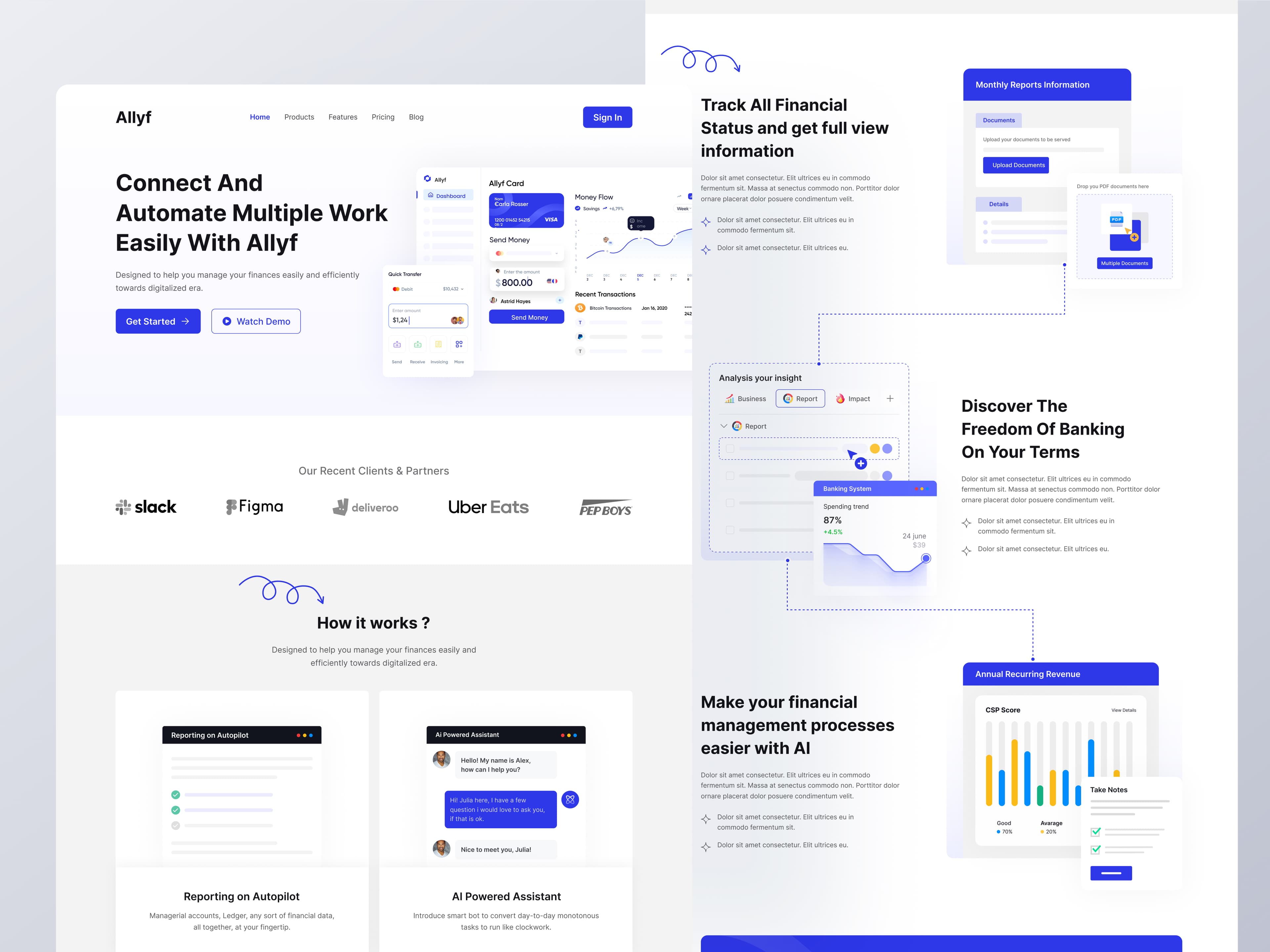 Allyf Website Design