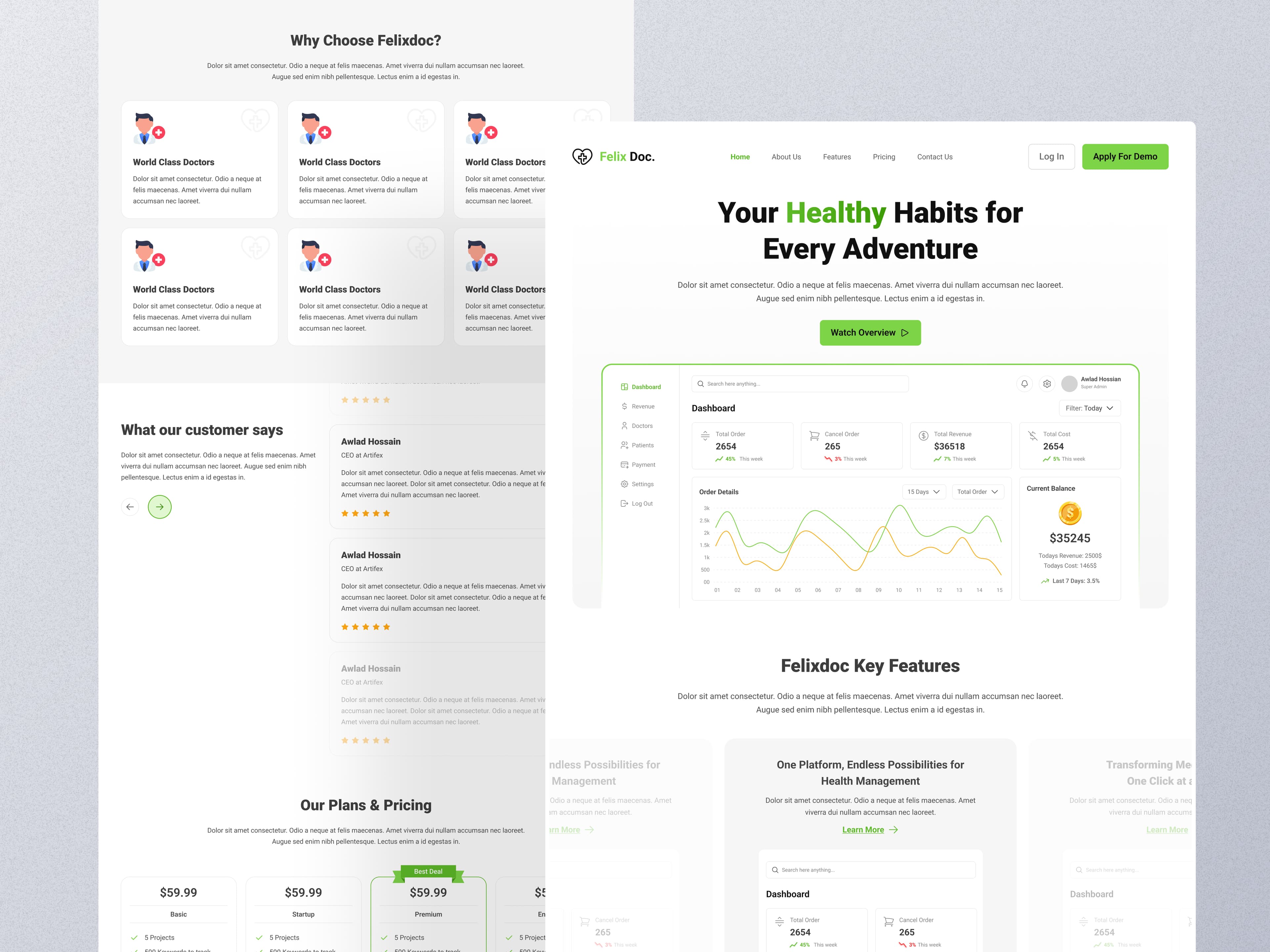 Medical SaaS Website Design