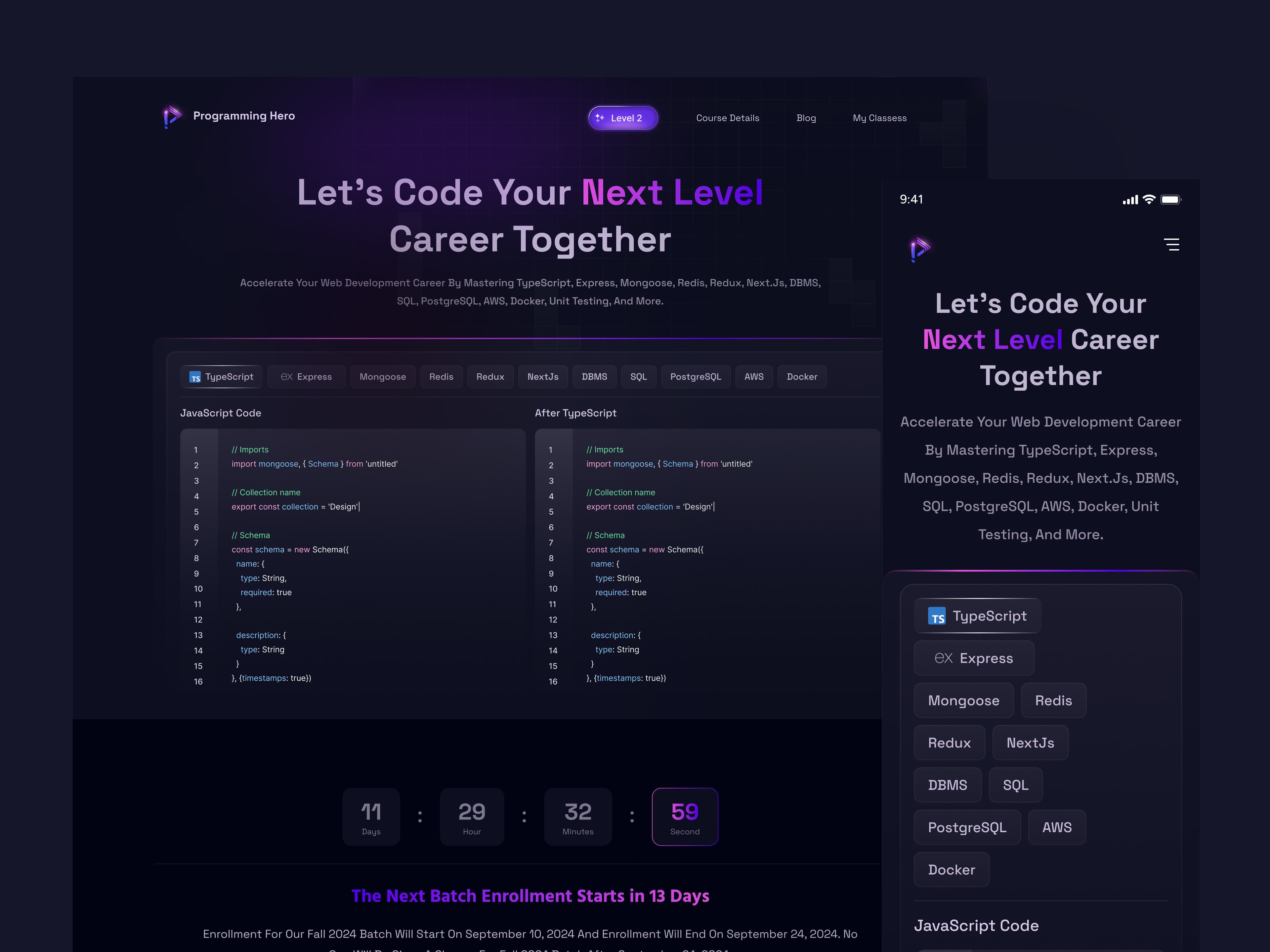 Programming Website Design