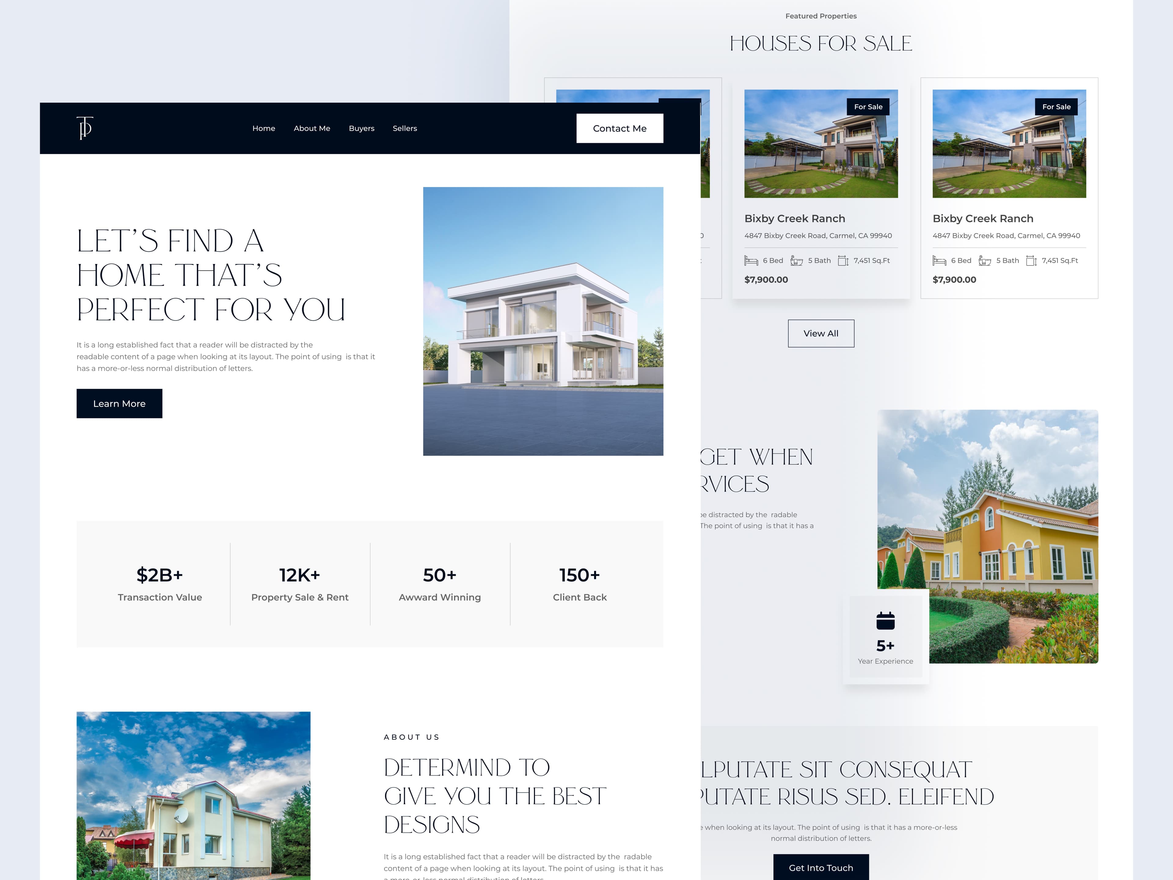 Real Estate Website Design