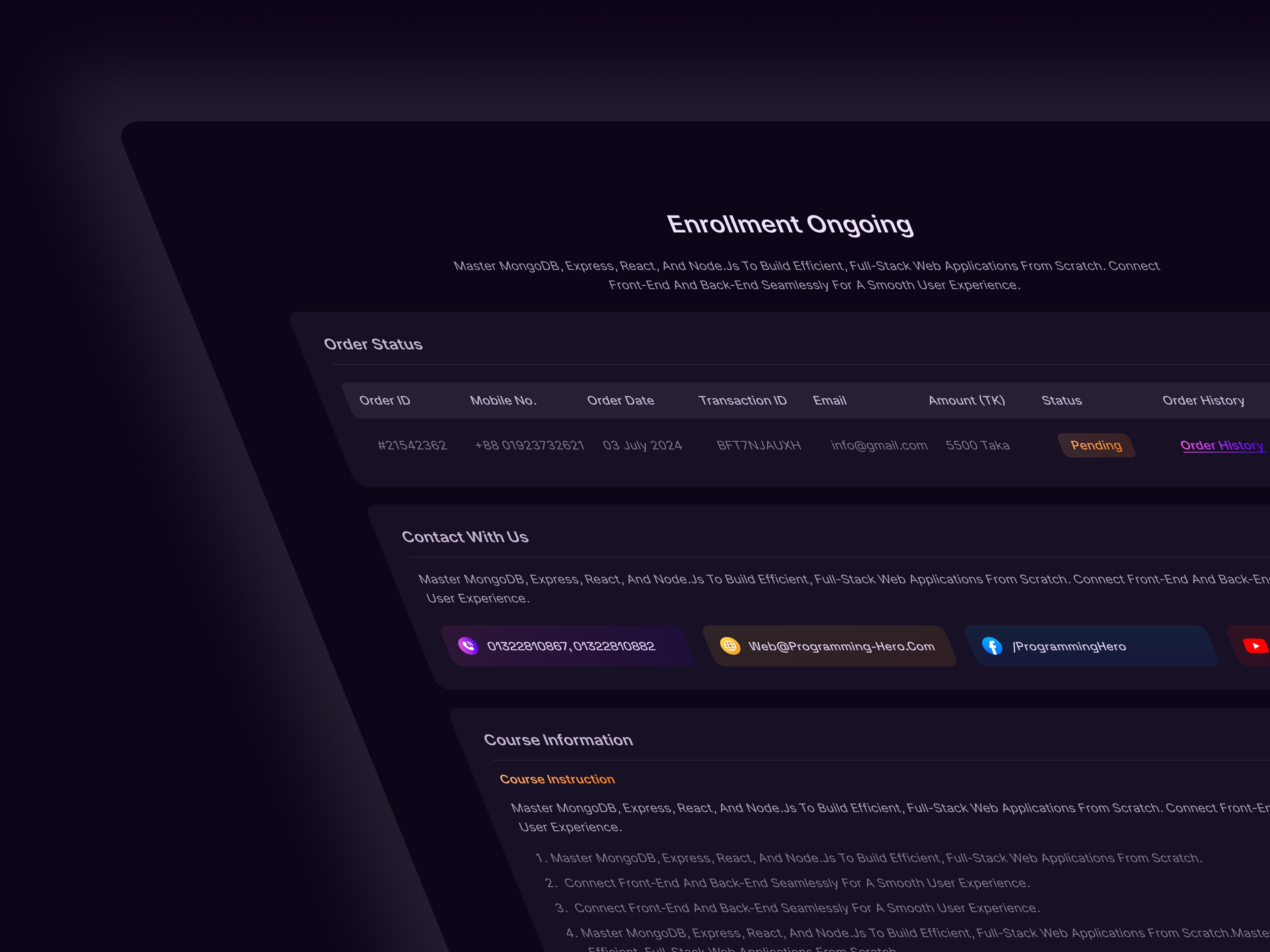 Analytics Dashboard